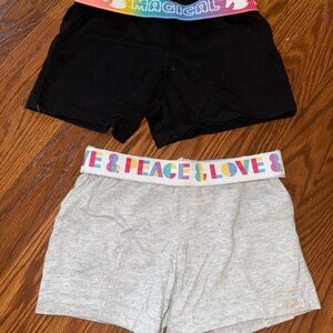 Wonder Nation Black and Gray Kids Shorts Set